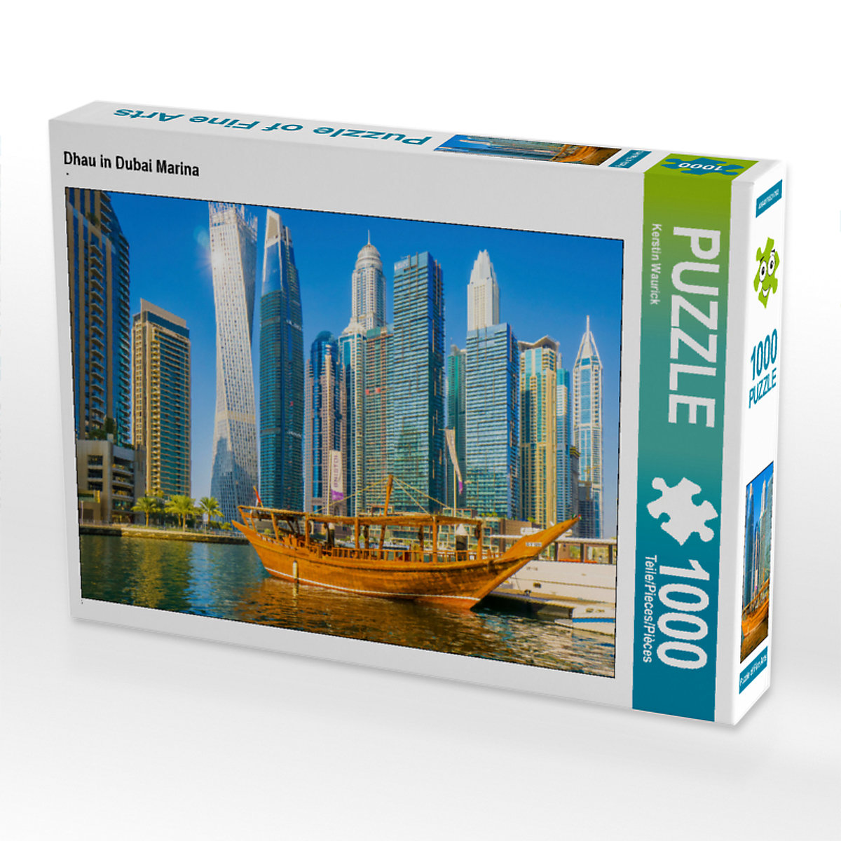 CALVENDO® Puzzle CALVENDO Puzzle Dhau in Dubai Marina 1000 Teile Foto-Puzzle für glückliche Stunden