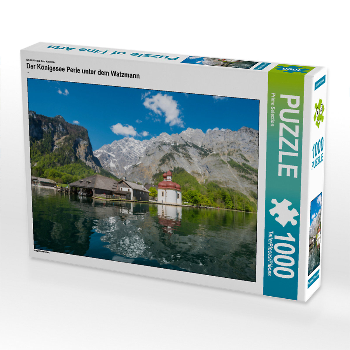 CALVENDO® Puzzle CALVENDO Puzzle Der Königssee Perle unter dem Watzmann 1000 Teile Foto-Puzzle für glückliche Stunden