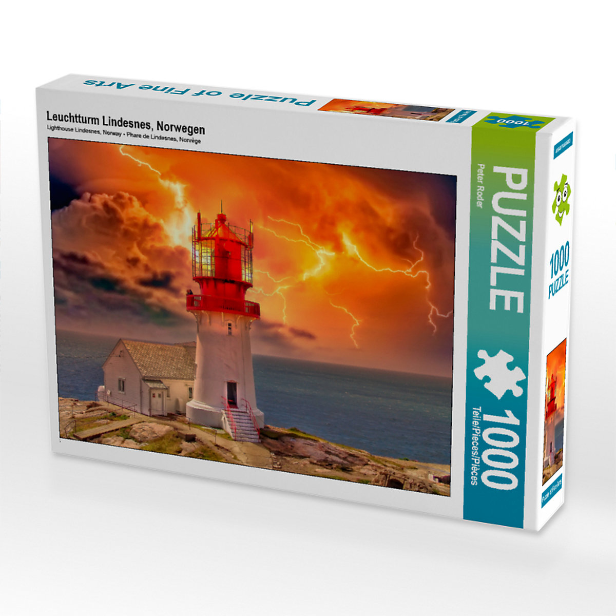 CALVENDO® Puzzle CALVENDO Puzzle Leuchtturm Lindesnes Norwegen 1000 Teile Foto-Puzzle für glückliche Stunden