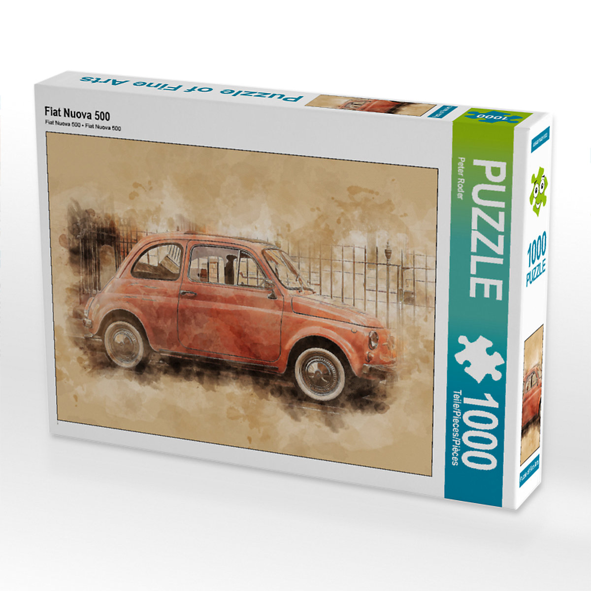CALVENDO® Puzzle CALVENDO Puzzle Fiat Nuova 500 1000 Teile Foto-Puzzle für glückliche Stunden