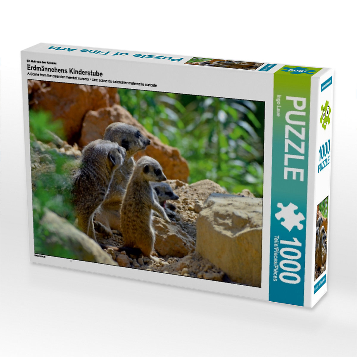 CALVENDO® Puzzle CALVENDO Puzzle Erdmännchens Kinderstube 1000 Teile Foto-Puzzle für glückliche Stunden