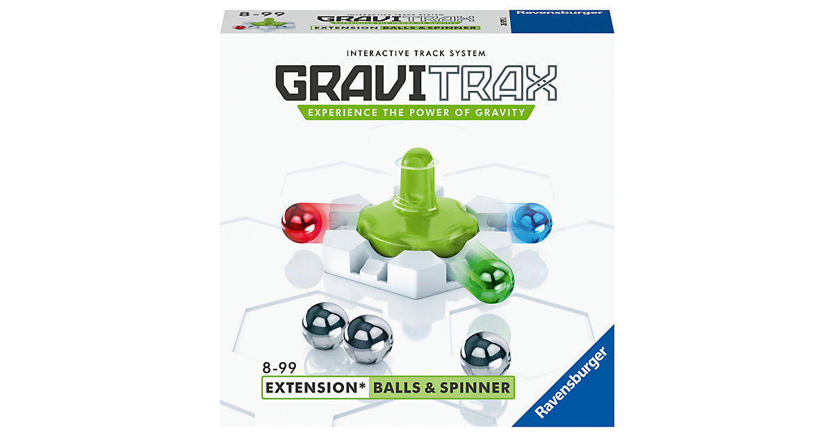 Spielzeug/Kugelbahn: Ravensburger GraviTrax Extension Balls & Spinner