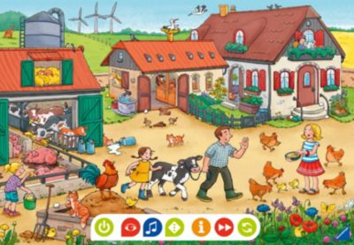 Tiptoi Spielfigur Ferkel Bauernhof Schwein Kinder Spielzeug Ravensburger 00352 