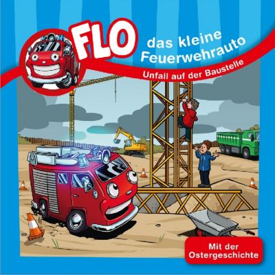 Image of Buch - Flo, das kleine Feuerwehrauto - Unfall auf der Baustelle