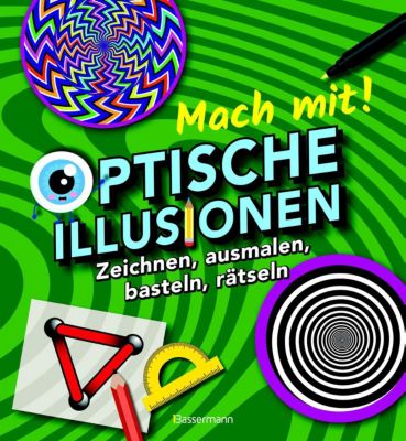 Image of Buch - Mach mit! - Optische Illusionen: Zeichnen, ausmalen, basteln, rätseln, spielen! Das Aktivbuch Kinder ab 6 Jahren Kinder