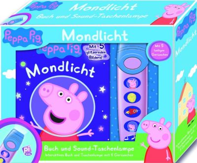Peppa Pig - Mondlicht, Pop-Up-Buch u. Sound-Taschenlampe