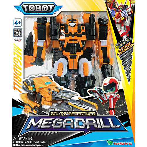 Трансформер Young Toys "Детективы Галактики" Тобот Мега Дрель от Young Toys