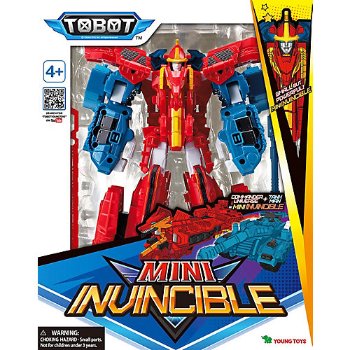 Трансформер Young Toys "Детективы Галактики" Мини-Тобот Сержант Инвинсэбл от Young Toys
