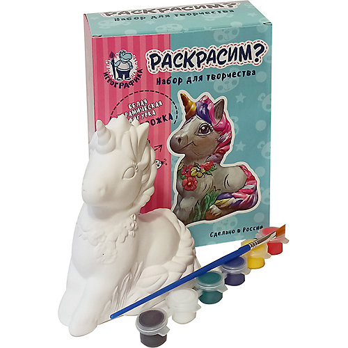 Набор для росписи фигурки Игрографика "Единорожка" от Игрографика