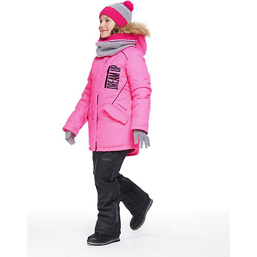 Комплект Nikastyle: куртка и полукомбинезон - розовый от Nikastyle