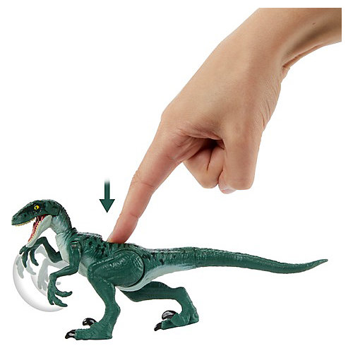 Базовая фигурка динозавра Jurassic World Велоцираптор Дельта от Mattel