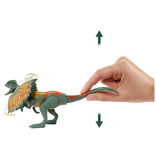 Базовая фигурка динозавра Jurassic World Дилофозавр от Mattel