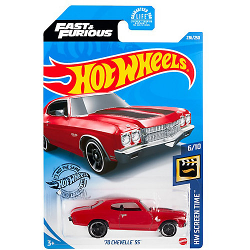 Базовая машинка Hot Wheels 70 Chevelle SS от Mattel