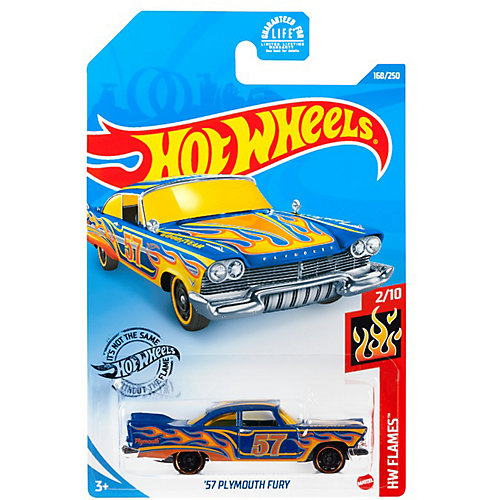 Базовая машинка Hot Wheels 57 Plymouth Fury от Mattel