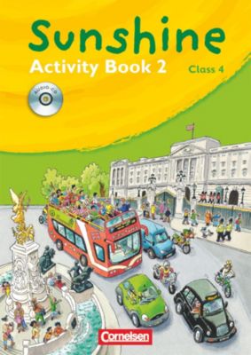 Buch - Sunshine, Allgemeine Ausgabe: Class 4, Activity Book, m. Audio-CD (BandNr.2)