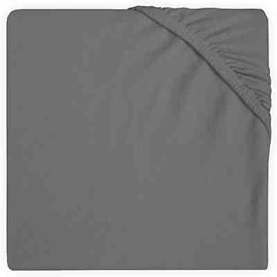 Spannbettlaken Jersey, 60 x 120 cm, Storm grey