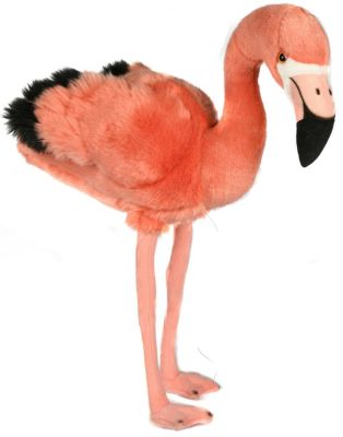 Plüschtier Stofftier Kuscheltier Stelzvogel D49Vogel Flamingo Höhe 36 cm Rosa 