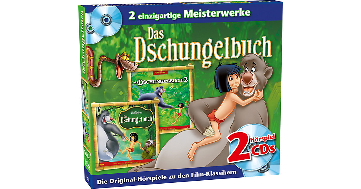CD Disney-Box: Das Dschungelbuch 1+2 Hörbuch