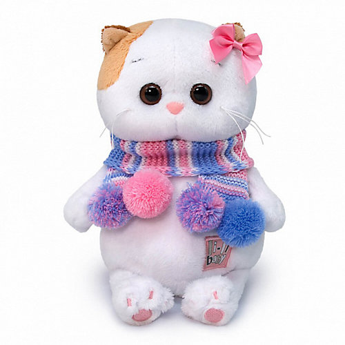 Мягкая игрушка Budi Basa Кошечка Ли-Ли Baby в полосатом шарфике, 18 см от Budi Basa