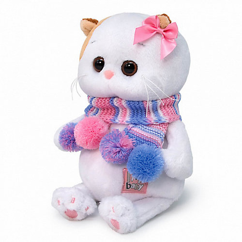 Мягкая игрушка Budi Basa Кошечка Ли-Ли Baby в полосатом шарфике, 18 см от Budi Basa