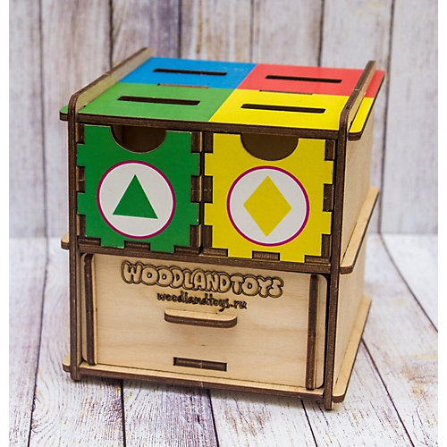 Обучающий набор WoodLandToys Фигуры цвет от Woodland