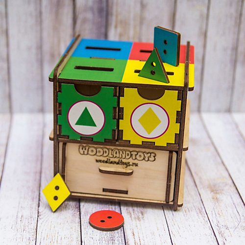 Обучающий набор WoodLandToys Фигуры цвет от Woodland
