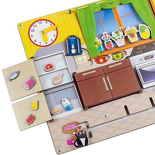 Бизиборд WoodLandToys Кухня от Woodland