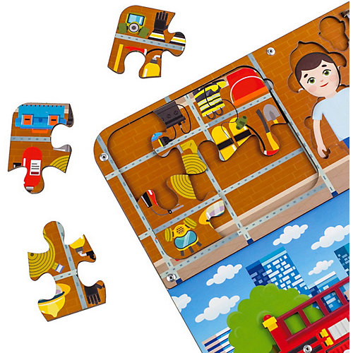 Бизиборд WoodLandToys Пожарная служба от Woodland
