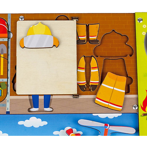 Бизиборд WoodLandToys Пожарная служба от Woodland