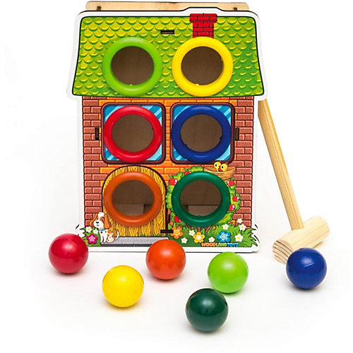 Игра-стучалка WoodLandToys Дом от Woodland