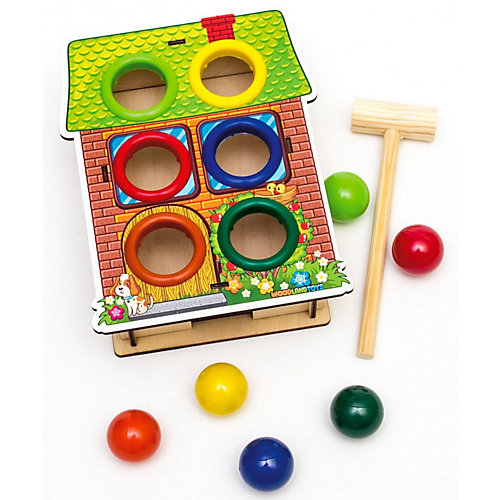 Игра-стучалка WoodLandToys Дом от Woodland