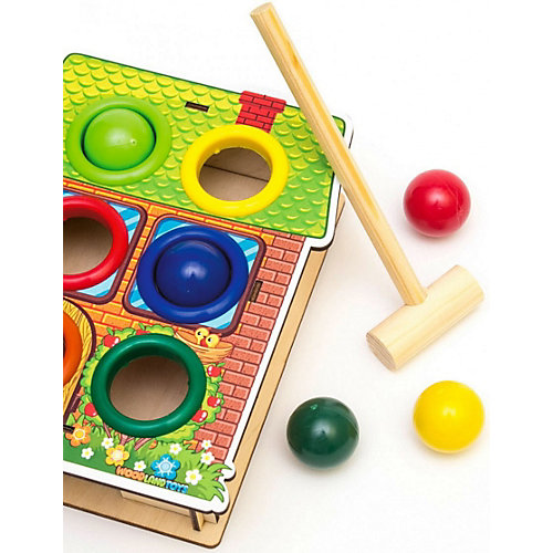 Игра-стучалка WoodLandToys Дом от Woodland