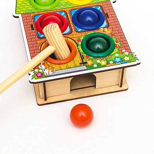Игра-стучалка WoodLandToys Дом от Woodland