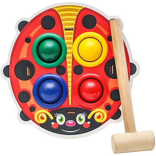 Игра-стучалка WoodLandToys Божья коровка от Woodland