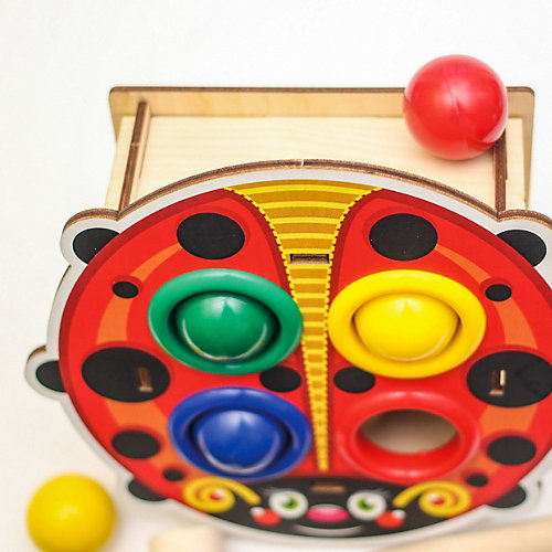 Игра-стучалка WoodLandToys Божья коровка от Woodland