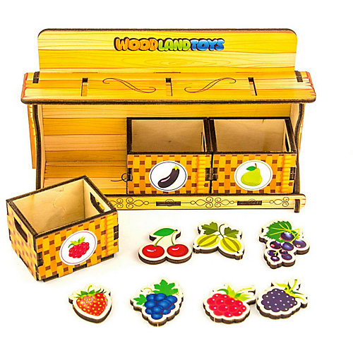 Обучающий набор WoodLandToys Фруктовая лавка от Woodland