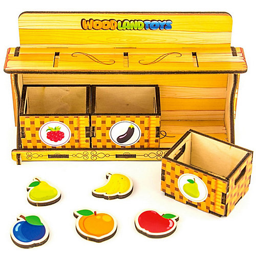 Обучающий набор WoodLandToys Фруктовая лавка от Woodland