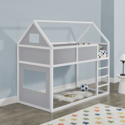 Kinder Etagenbett Hochbett 90x200cm Mit Lattenrost Und Leiter Jugendbett Hausbett En Casa Mytoys