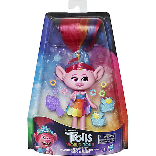 Кукла Trolls World Tour Делюкс Розочка, 15 см от Hasbro