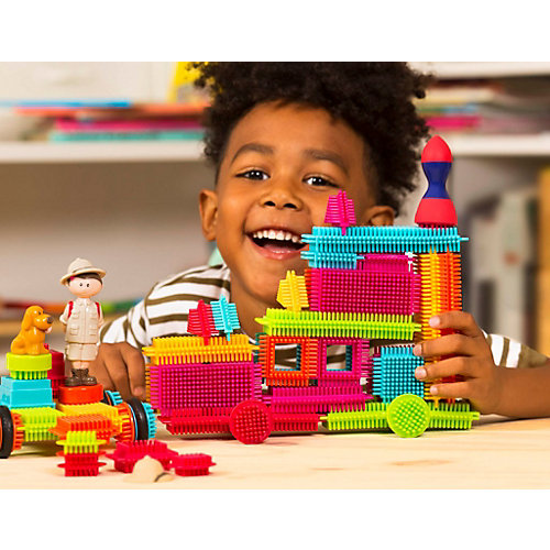 Конструктор игольчатый Bristle Blocks в чемоданчике, 85 деталей от Bristle Blocks