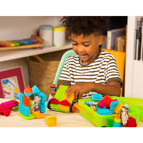 Конструктор игольчатый Bristle Blocks в чемоданчике, 85 деталей от Bristle Blocks