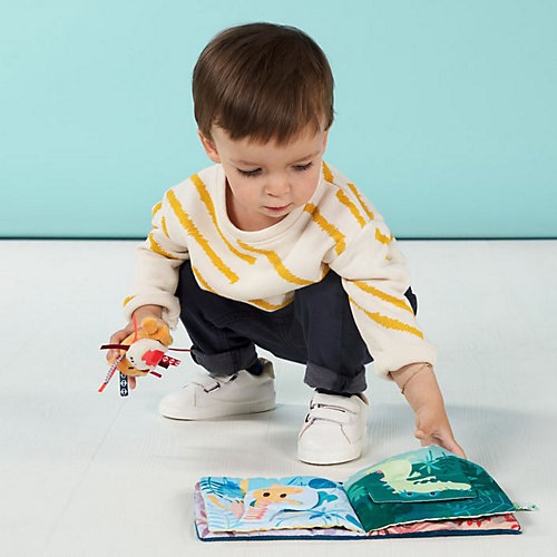 Мягкая книжка-игрушка Lilliputiens Лев Джек рычит от Lilliputiens