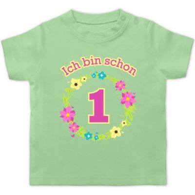 Baby T-Shirt Geburtstag Ich Bin Schon 1