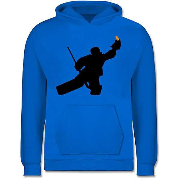 Kinder Sport Kleidung - Hoodie Kinder Pullover für Mädchen und Jungen - Towart Eishockey Eishockeytorwart - Kapuzenpullover für Kinder