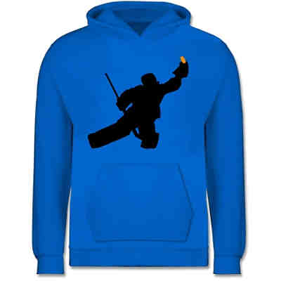 Kinder Sport Kleidung - Hoodie Kinder Pullover für Mädchen und Jungen - Towart Eishockey Eishockeytorwart - Kapuzenpullover für Kinder