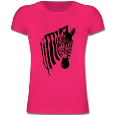 Zebra Einhorn Kinder T-Shirt lustige Tiere mit Wunschnamen EinhornZebra 