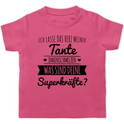 Sprüche Baby Tante Herz dahinschmelzen Baby TShirt kurzarm T