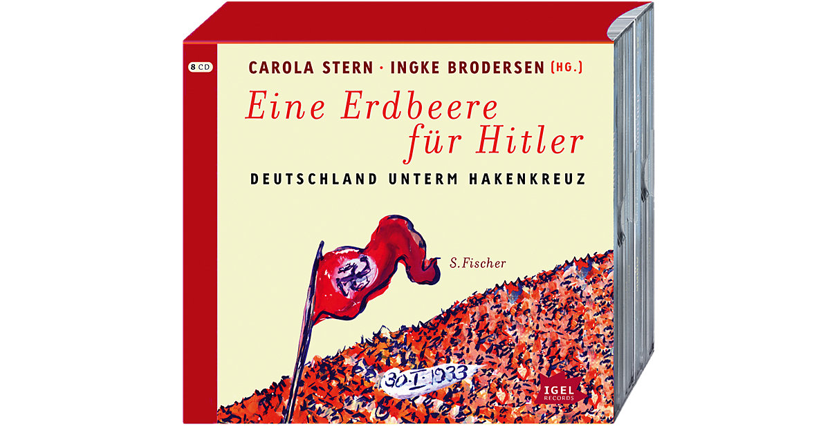 Eine Erdbeere Hitler, 8 Audio-CDs Hörbuch Erwachsene