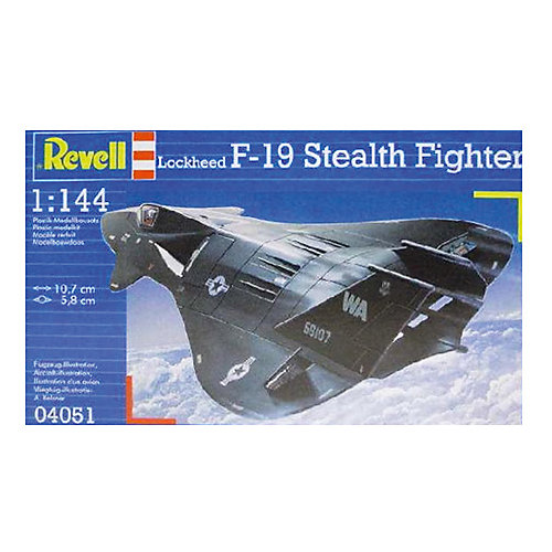 Истребитель F-19 Stealth, 1:144, (3) от Revell