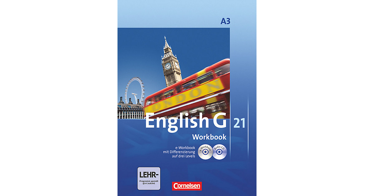 Buch - English G 21, Ausgabe A: 7. Schuljahr, Workbook m. CD-ROM (e-Workbook) u. Audio-CD